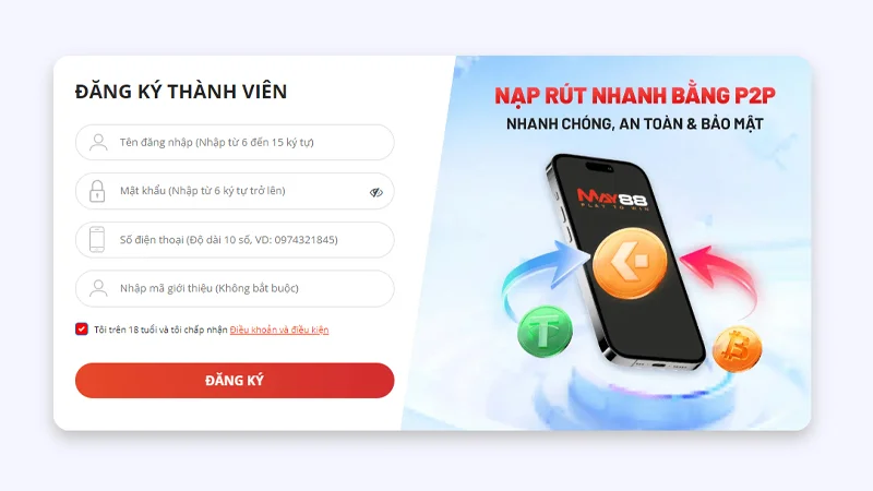 dang ky 2 Bet thủ cần thực hiện theo hướng dẫn để tạo tài khoản May88 dễ dàng